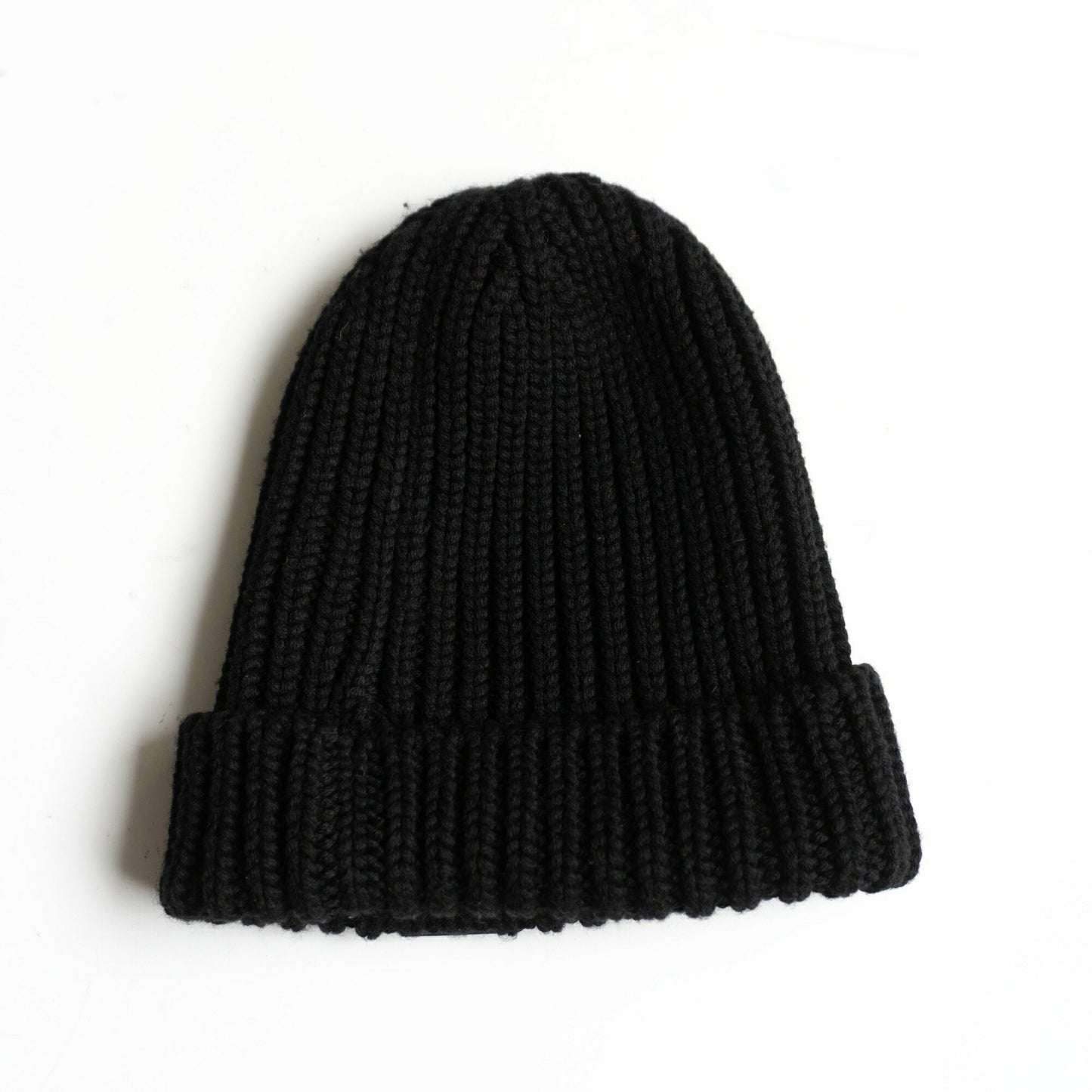 LOUIS VUITTON Black Wool Knit Cap Beanie