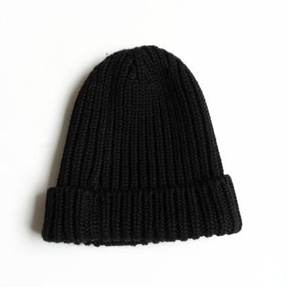 LOUIS VUITTON Black Wool Knit Cap Beanie