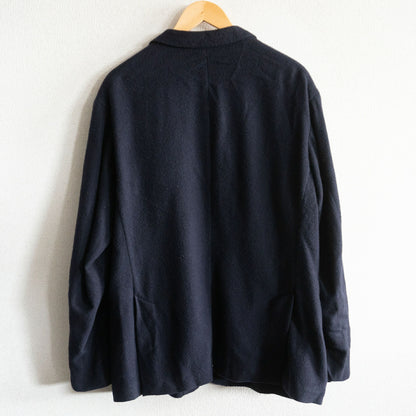 COMOLI Cashmere Navy 2B Gold Button Blazer Size XL