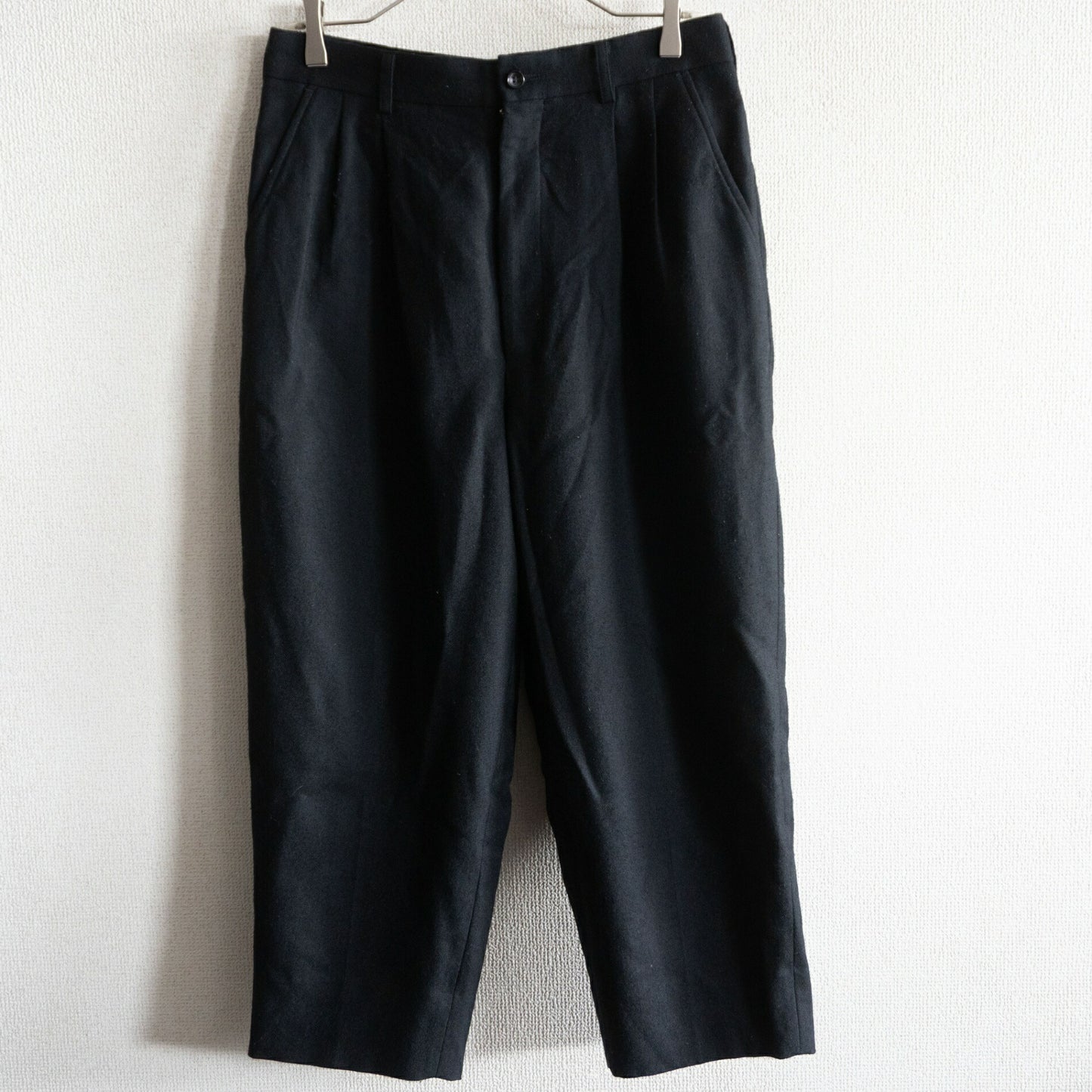 COMME des GARCONS HOMME AD2021 Wool Slacks Black Size 28