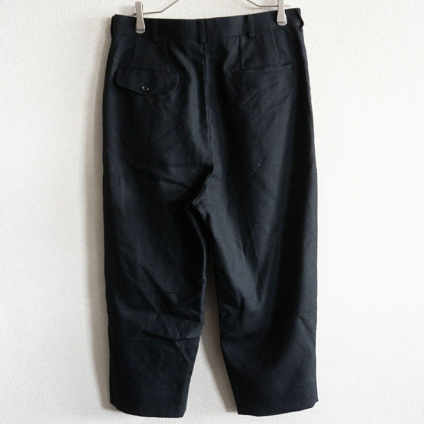 COMME des GARCONS HOMME AD2021 Wool Slacks Black Size 28
