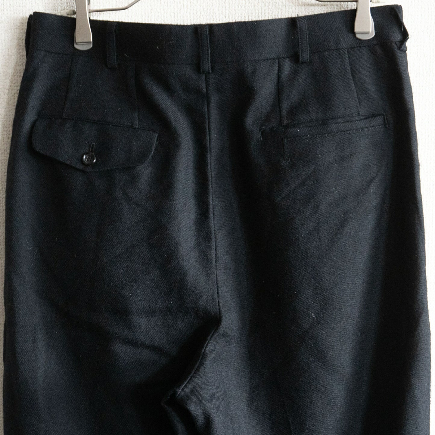 COMME des GARCONS HOMME AD2021 Wool Slacks Black Size 28