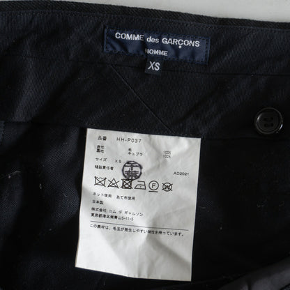 COMME des GARCONS HOMME AD2021 Wool Slacks Black Size 28