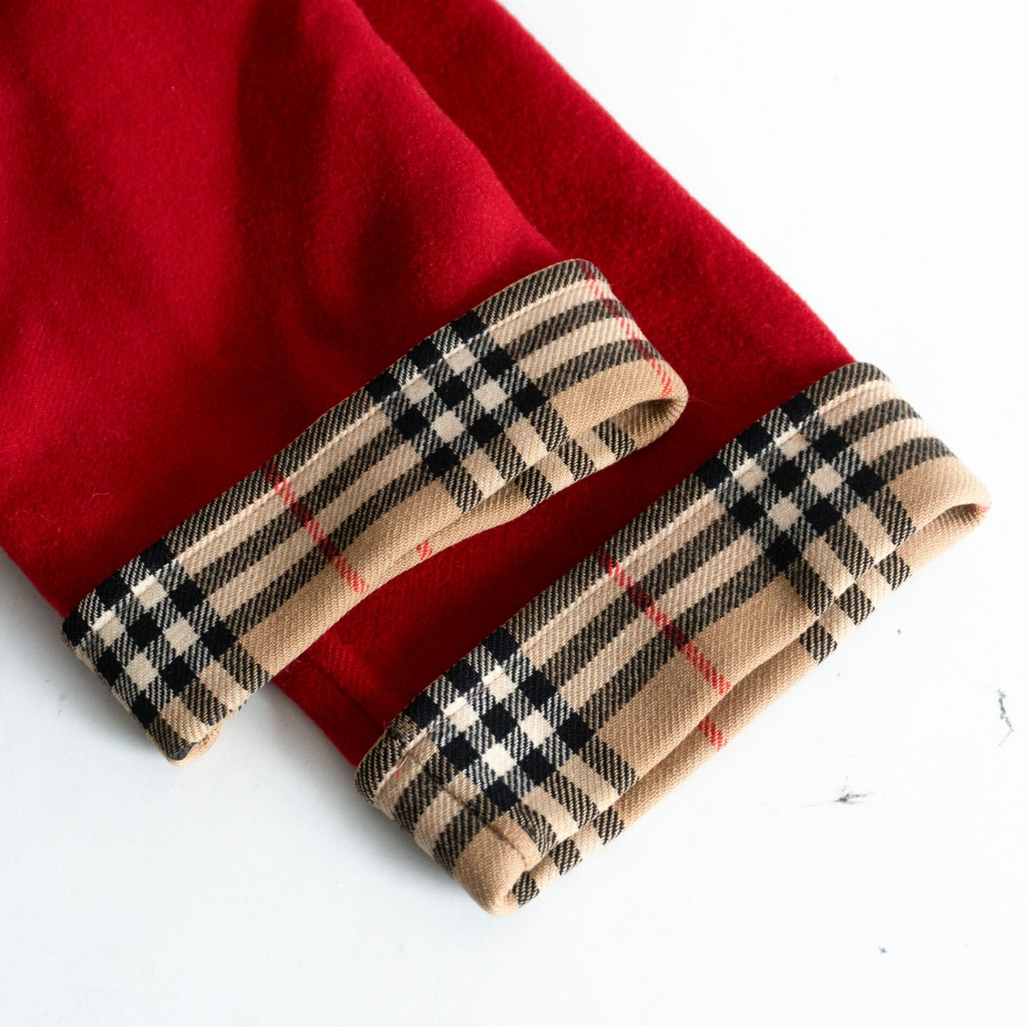 BURBERRYS Wool Cashmere Hooded Nova Check Coat Size 38