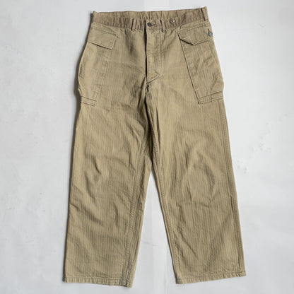 WAREHOUSE U.S. ARMY Herringbone Cargo Pants Size 36