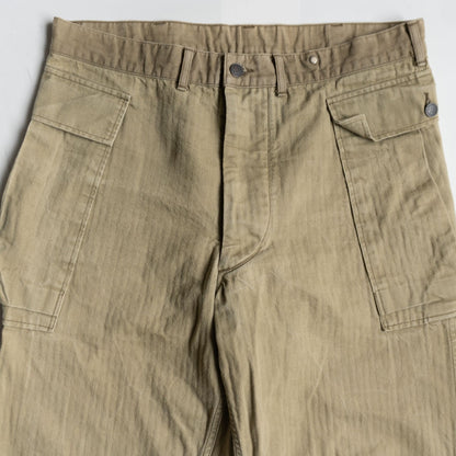 WAREHOUSE U.S. ARMY Herringbone Cargo Pants Size 36