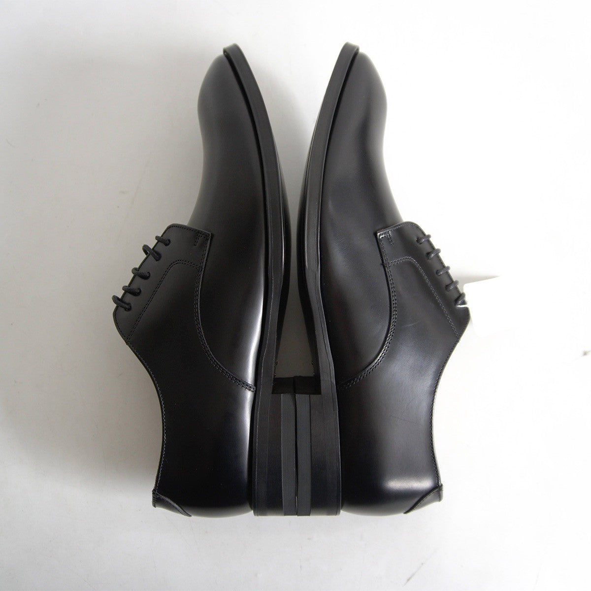 REGAL Black Plain Toe Leather Shoes Size 9