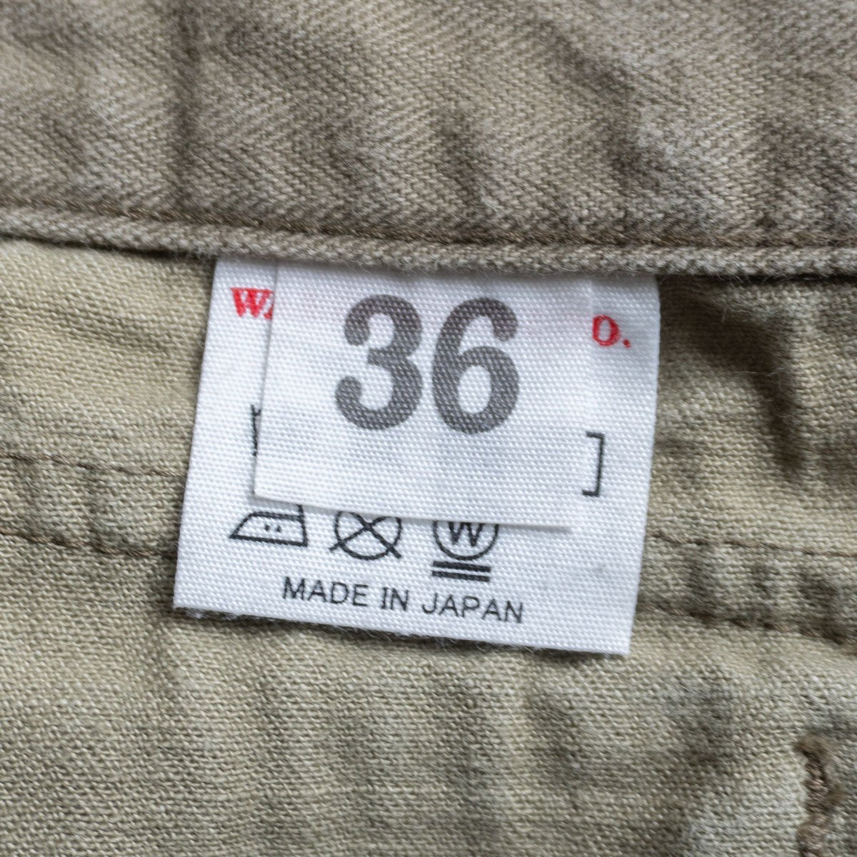 WAREHOUSE U.S. ARMY Herringbone Cargo Pants Size 36