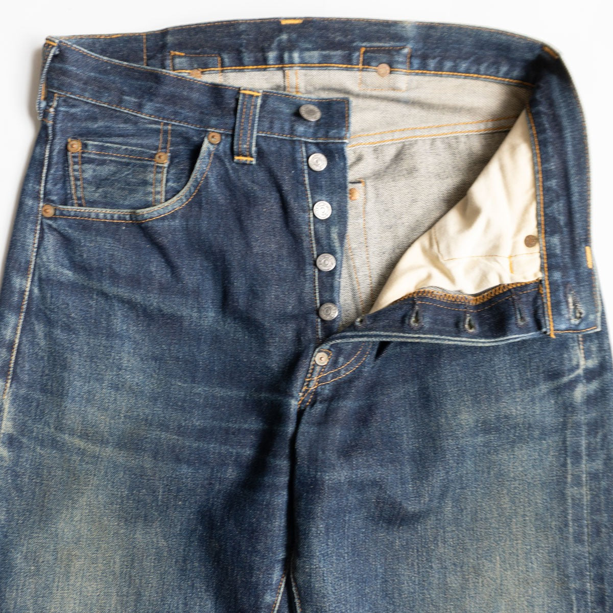 LEVI'S Valencia 201XX Big E Denim Pants Size 32×36