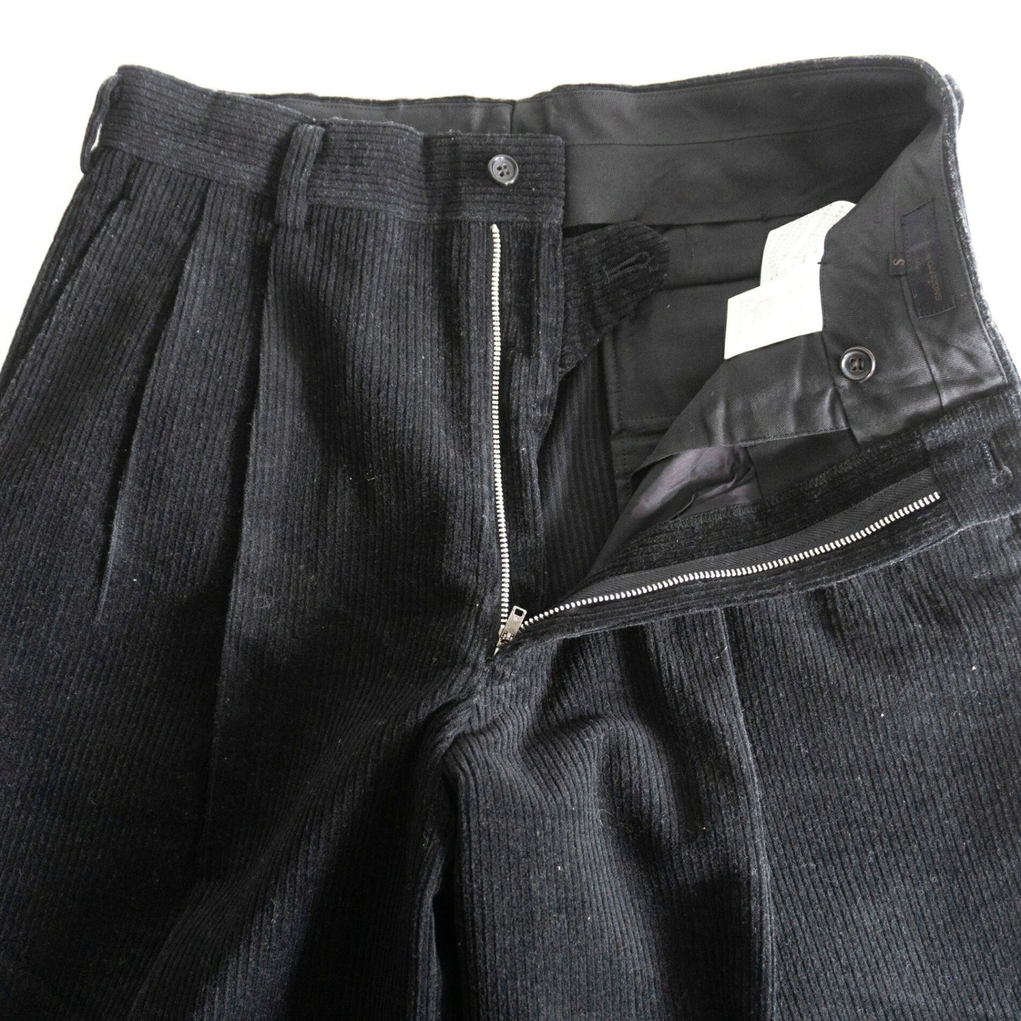 COMME des GARCONS HOMME 90s 2-Pleat Corduroy Slacks Size 30