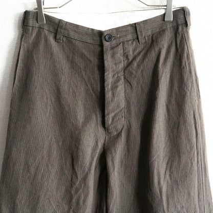 PAUL HARNDEN Wool Linen Wide Trousers Size 28