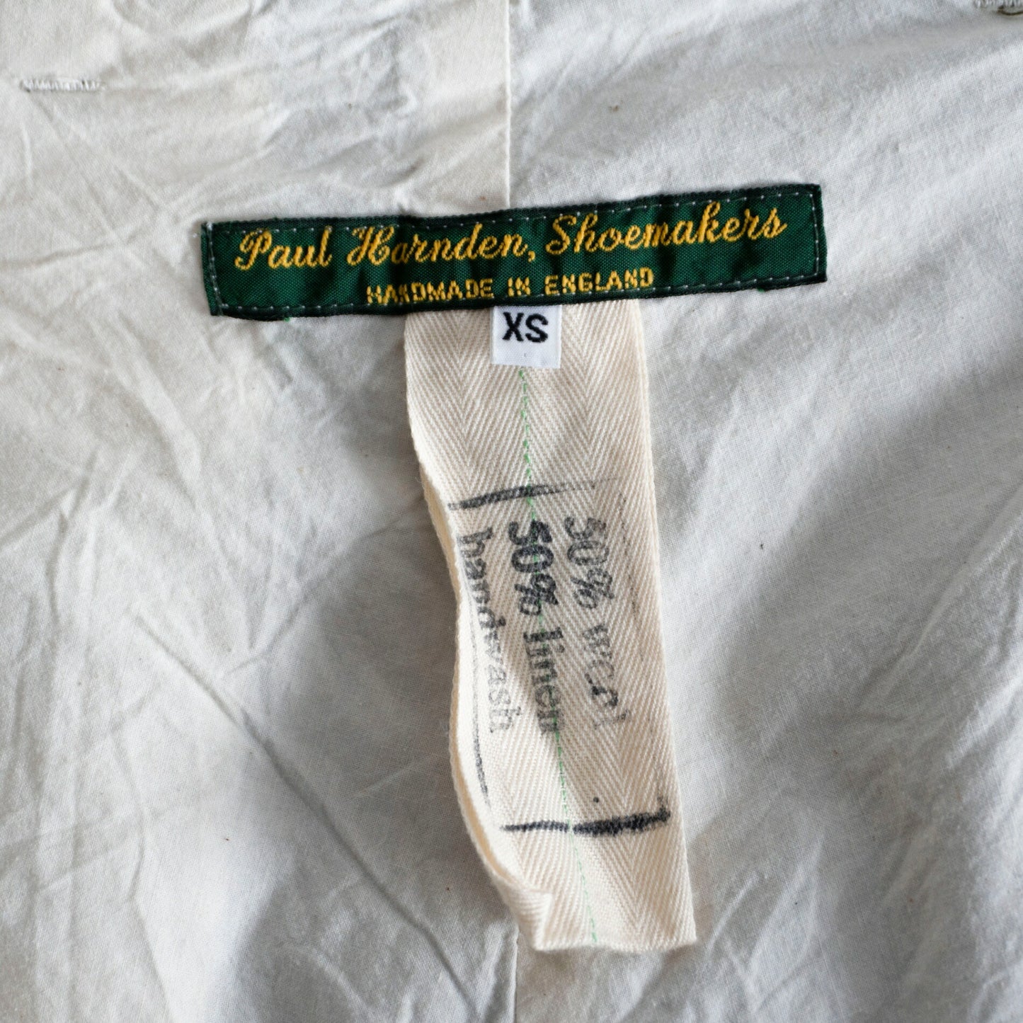 PAUL HARNDEN Wool Linen Wide Trousers Size 28