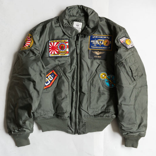 US ARMY USAF 90s CWU-45/P Military Flight Jacket Size L
