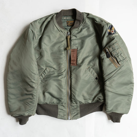 LION UNIFORM Type MA-1 Flight Jacket Sage Green Size L