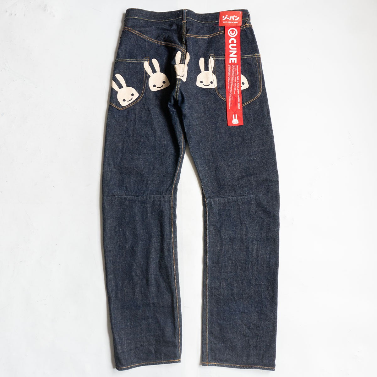 CUNE 5-Rabbit Graphic Denim Pants Size 36