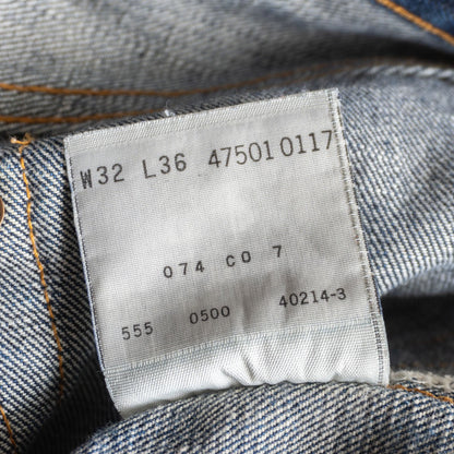 LEVI'S Valencia 47501 501XX Big E Denim Pants Size 32×36