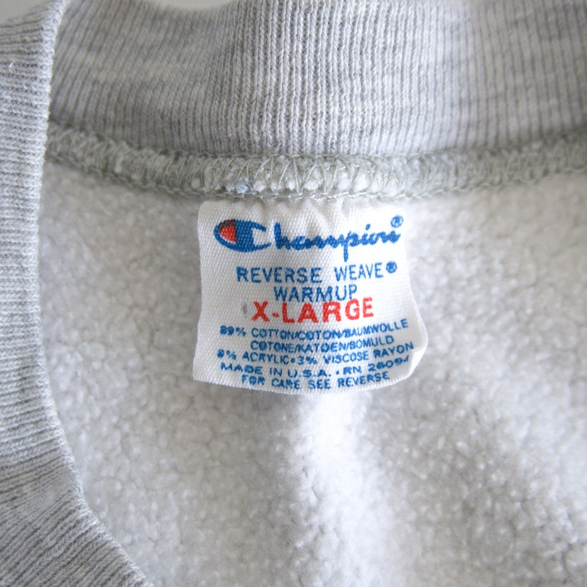 CHAMPION 80s Reverse Weave Harvard Sweatshirt Size XL