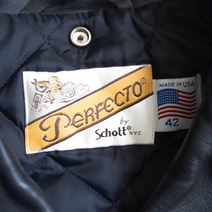 SCHOTT 618 Double Rider Leather Jacket Made in USA Size XS