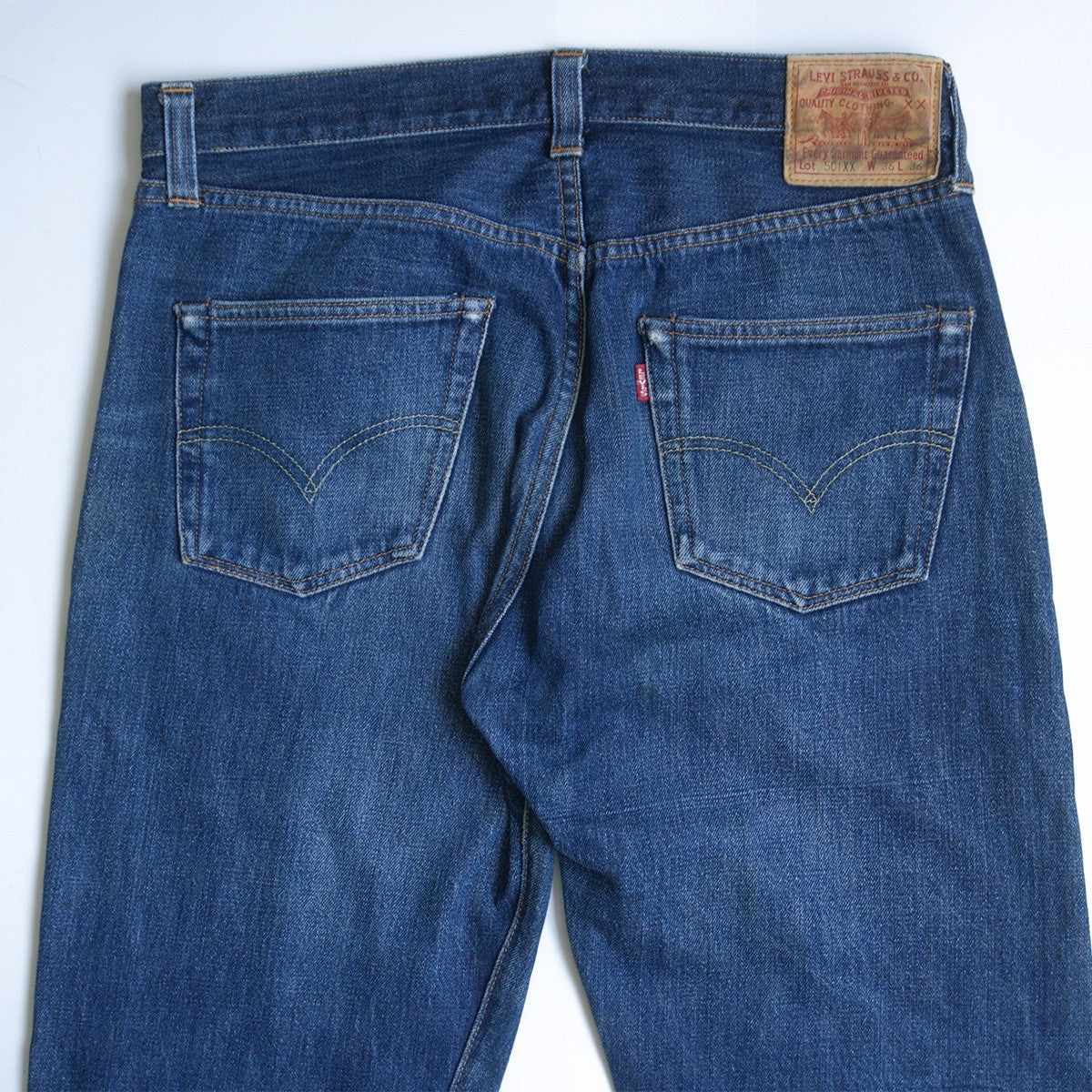 LEVI'S 47501 501XX Big E Denim Pants USA Made Size 36×36