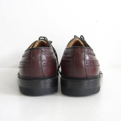 REGAL Wingtip Leather Shoes Bordeaux Made in Size 24.5EE