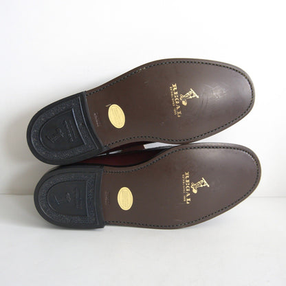REGAL Wingtip Leather Shoes Bordeaux Made in Size 24.5EE