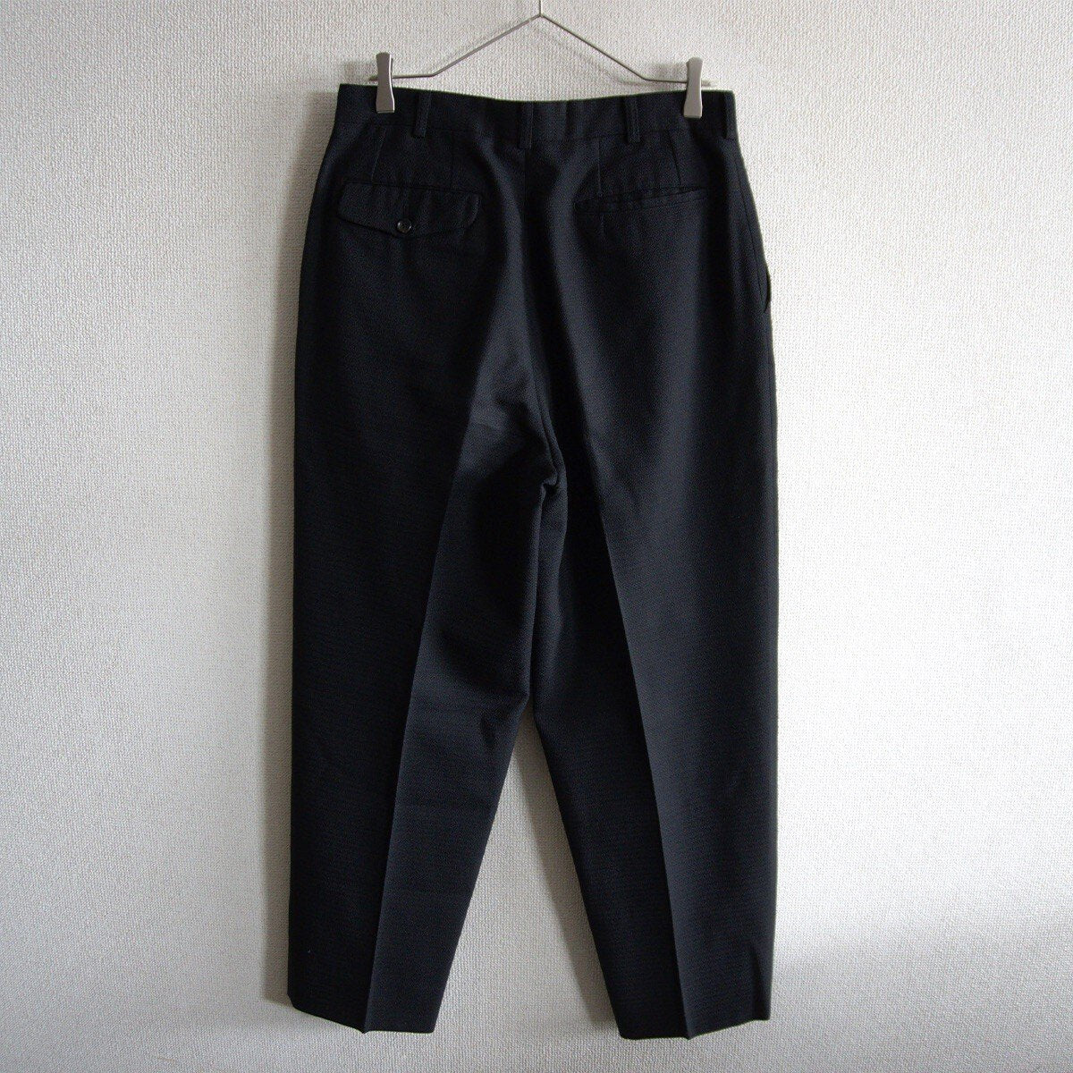 COMME des GARCONS HOMME 90s Jacquard Black Trousers Size 32