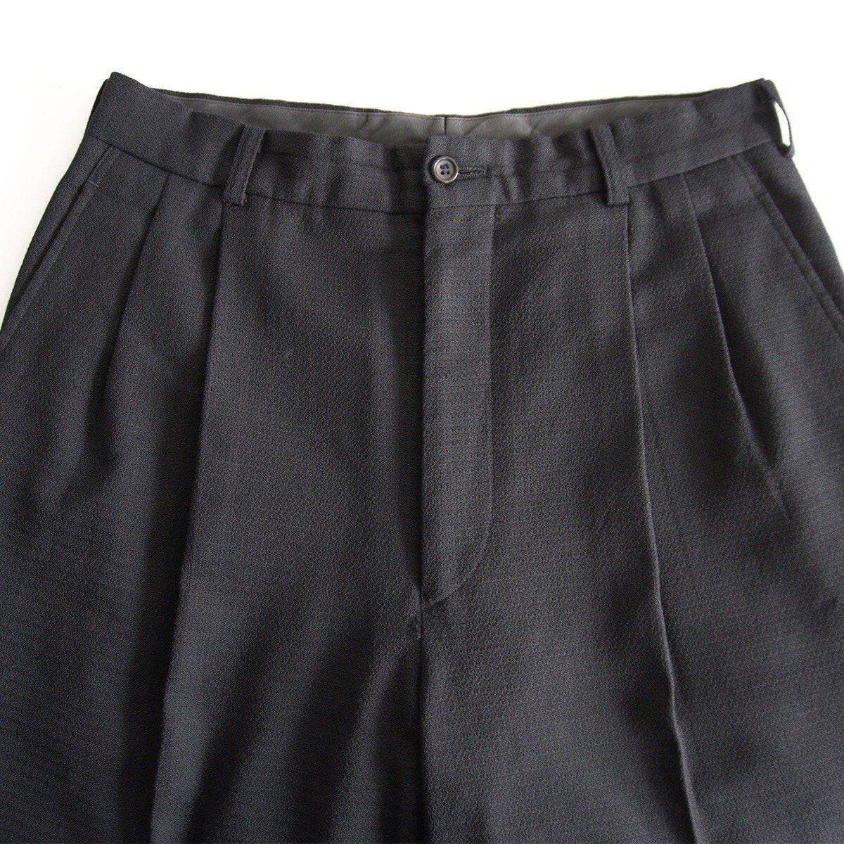 COMME des GARCONS HOMME 90s Jacquard Black Trousers Size 32