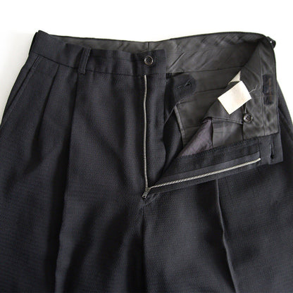COMME des GARCONS HOMME 90s Jacquard Black Trousers Size 32