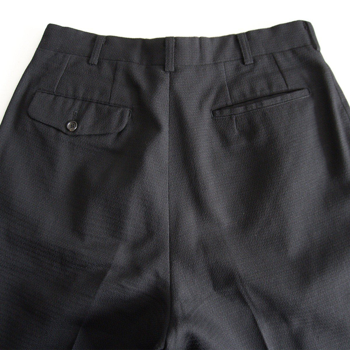 COMME des GARCONS HOMME 90s Jacquard Black Trousers Size 32