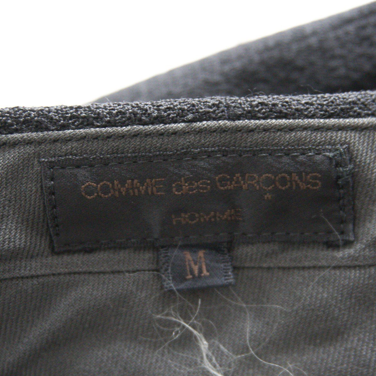 COMME des GARCONS HOMME 90s Jacquard Black Trousers Size 32
