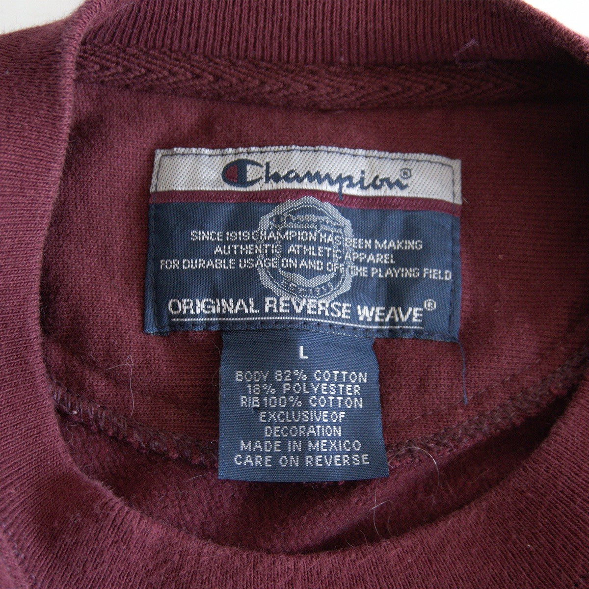 CHAMPION Premium Reverse Weave Collegiate Sweatshirt Size L