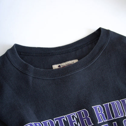 CHAMPION Premium Reverse Weave Black Sweatshirt Size XL