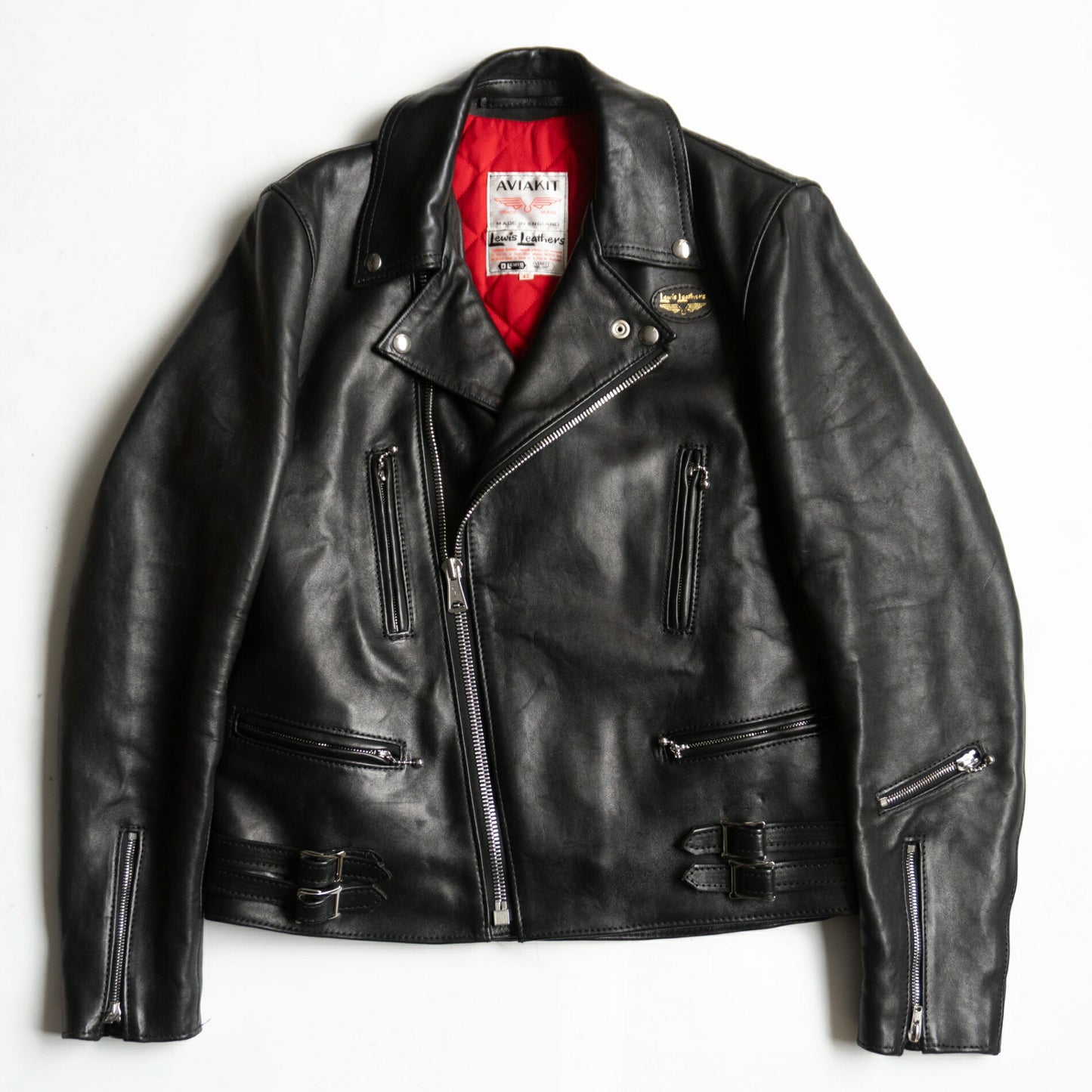 Lewis Leathers 402T Lightning Tight Fit Sheepskin Size 42