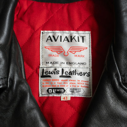 Lewis Leathers 402T Lightning Tight Fit Sheepskin Size 42