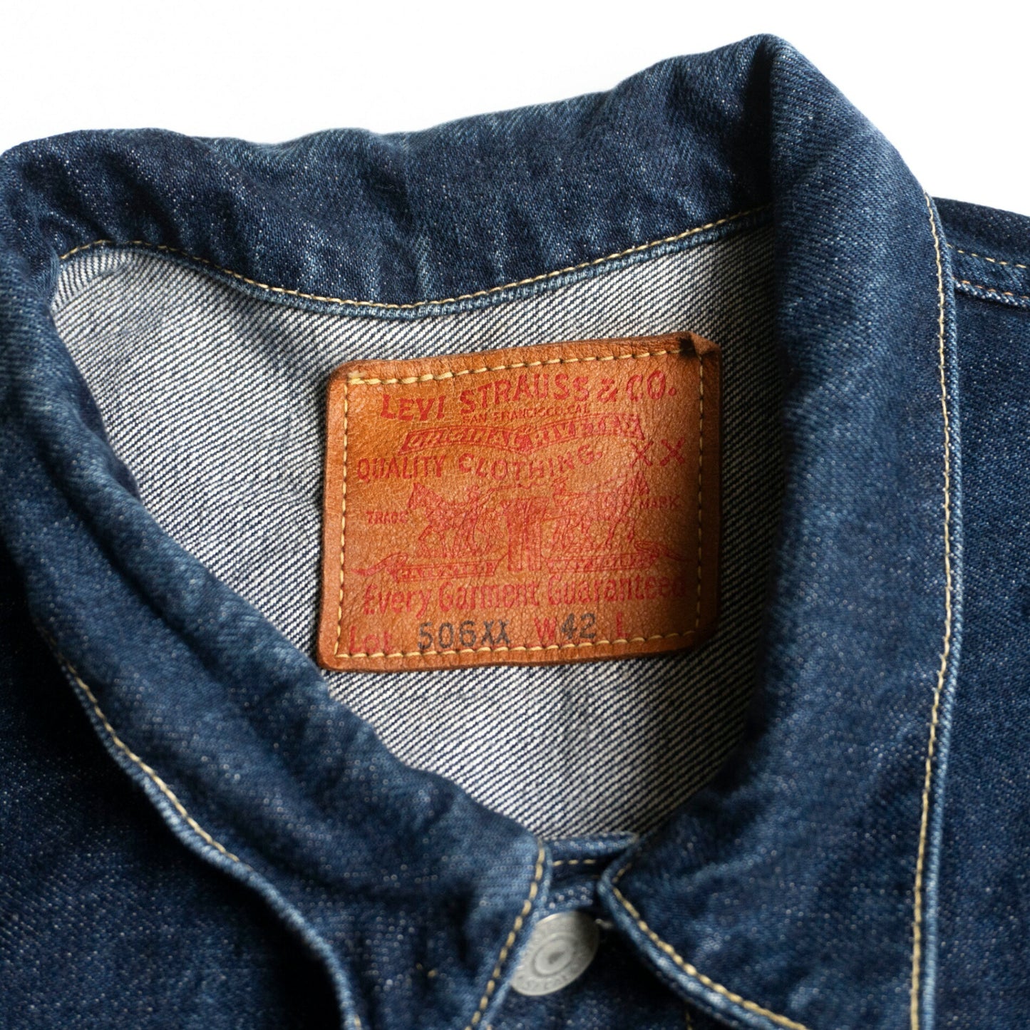 LEVI'S VINTAGE CLOTHING 506XX Big E Denim Jacket Size XS