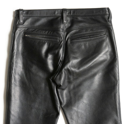 Y'2 LEATHER Black Steerhide Leather Pants Size 33