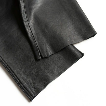 Y'2 LEATHER Black Steerhide Leather Pants Size 33