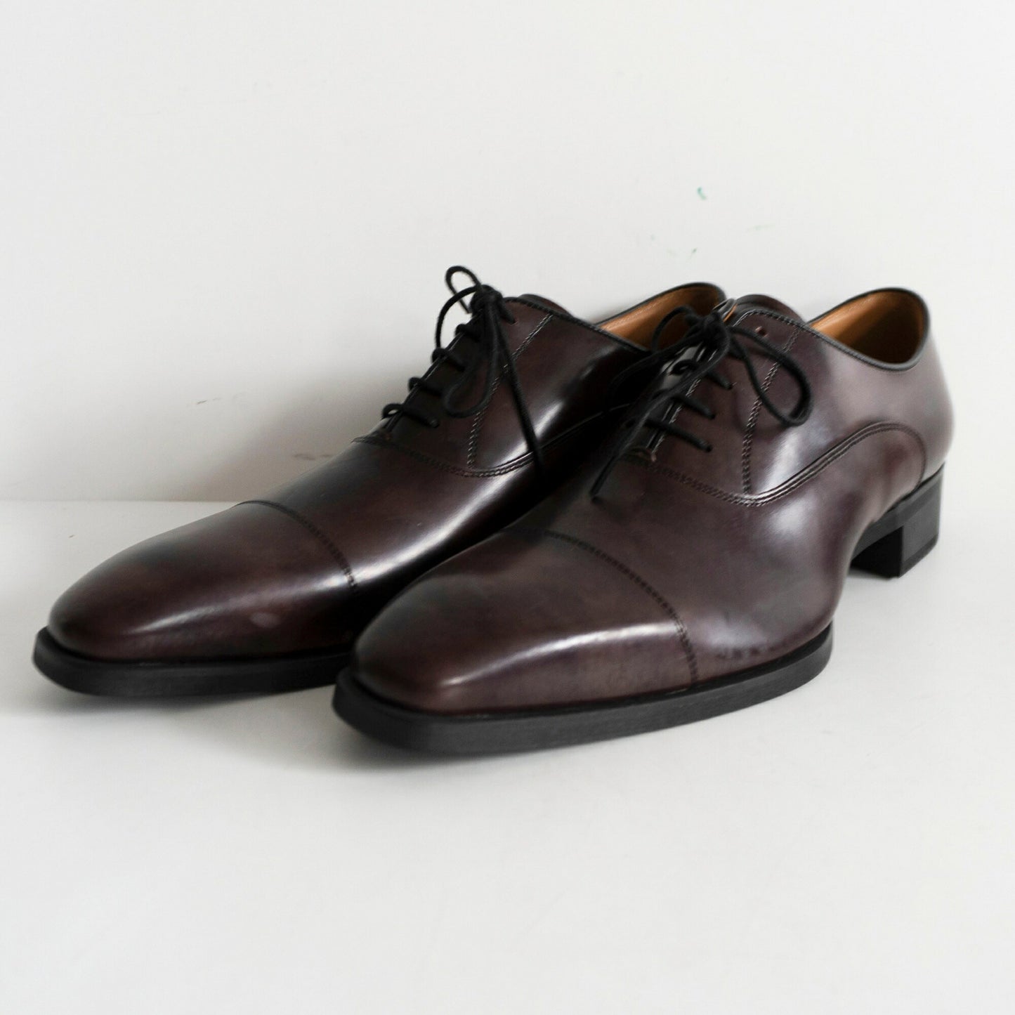 REGAL Brown Straight Tip Leather Shoes Size 8