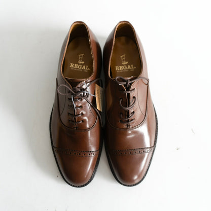 REGAL Straight Tip Leather Shoes Made in Japan Size 25EE