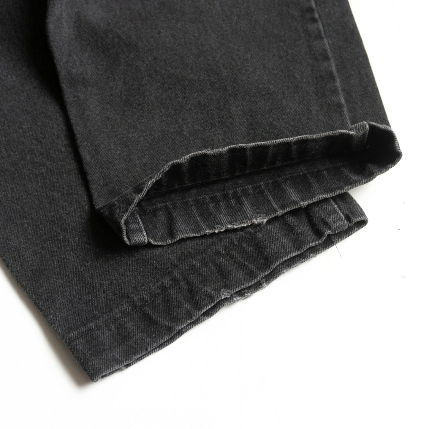 LEVI'S 550 Garment Dyed Baggy Black Denim Pants Size 40×30