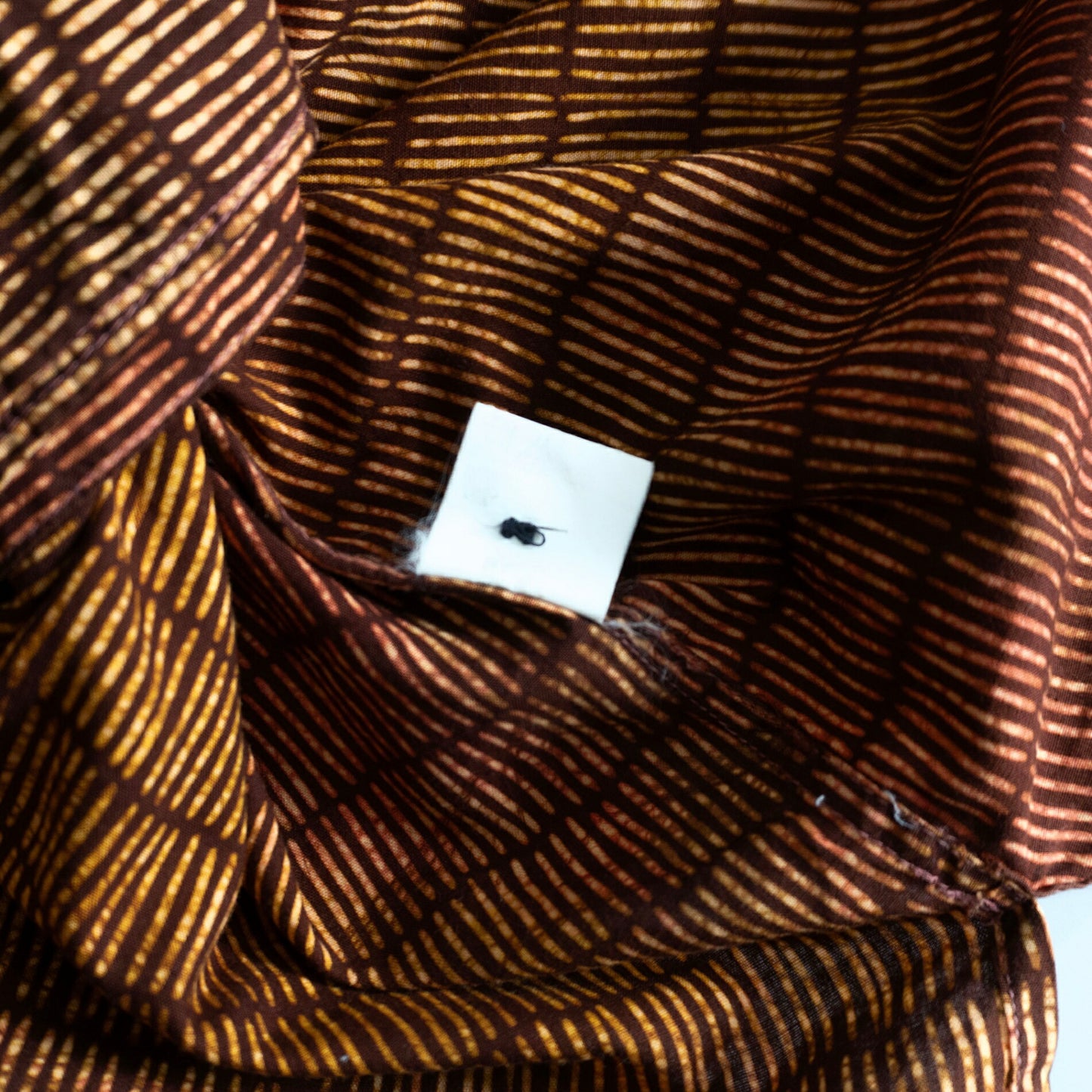 ISSEY MIYAKE MEN 90s Printed Front Pleat Open Collar Size M