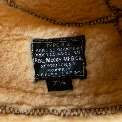 THE REAL MCCOY'S B-2 Mouton Flight Cap Size ONE SIZE