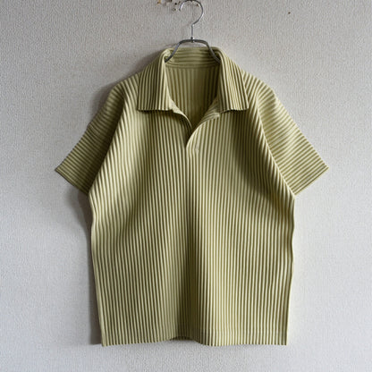 HOMME PLISSE ISSEY MIYAKE Pleated Shirt Yellow Size M