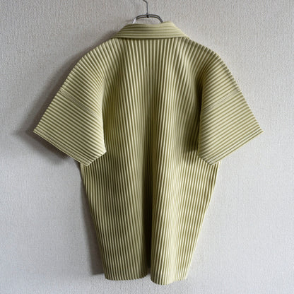 HOMME PLISSE ISSEY MIYAKE Pleated Shirt Yellow Size M