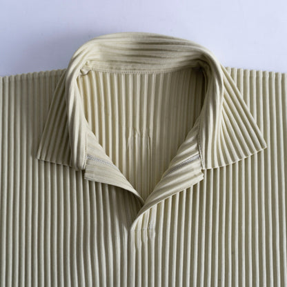 HOMME PLISSE ISSEY MIYAKE Pleated Shirt Yellow Size M
