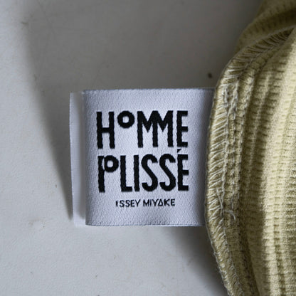 HOMME PLISSE ISSEY MIYAKE Pleated Shirt Yellow Size M