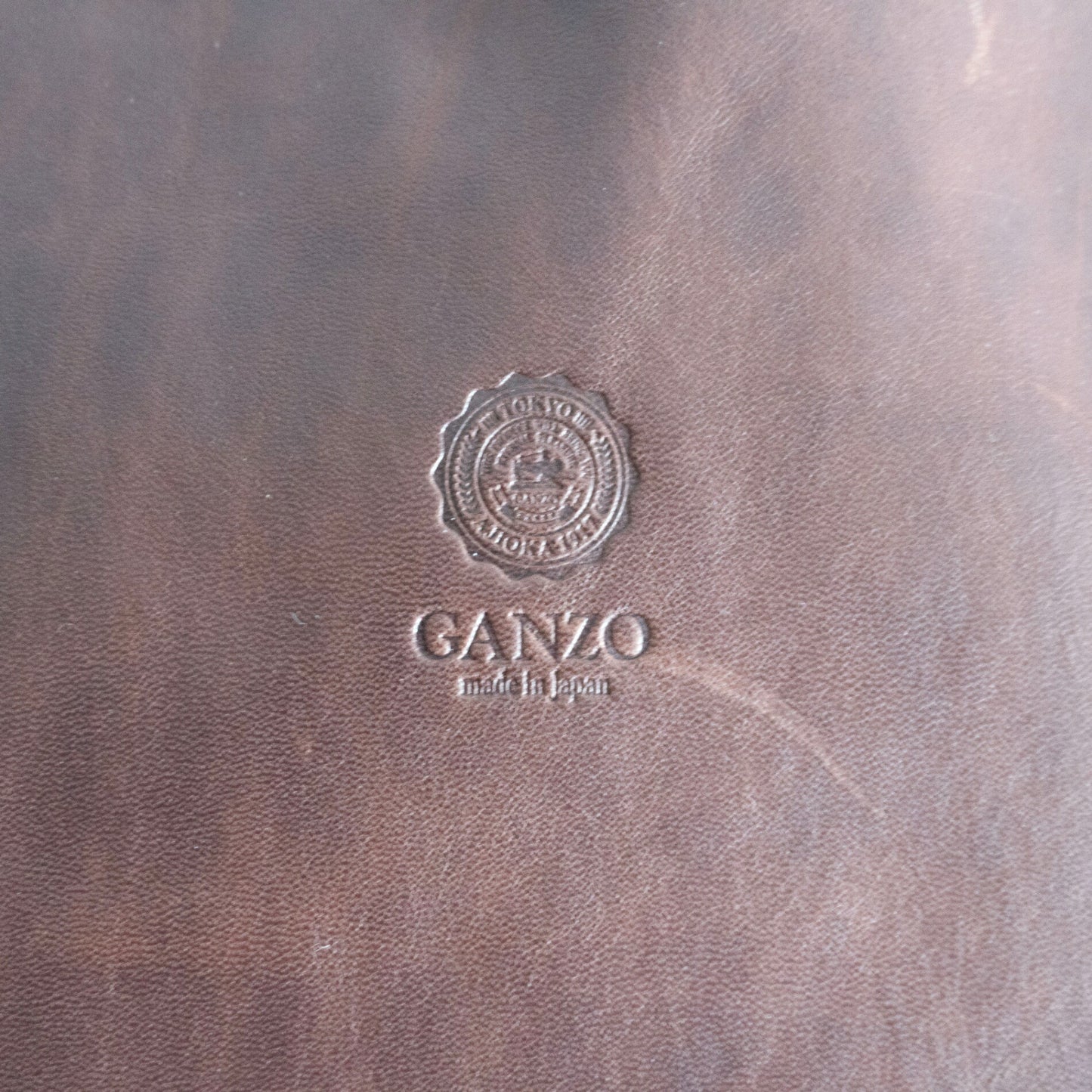 GANZO SACCHETTO IV Vertical Horse Leather Tote Size ONE SIZE
