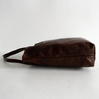 GANZO SACCHETTO IV Vertical Horse Leather Tote Size ONE SIZE