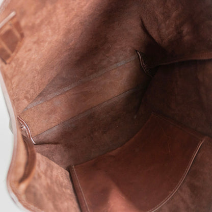 GANZO SACCHETTO IV Vertical Horse Leather Tote Size ONE SIZE