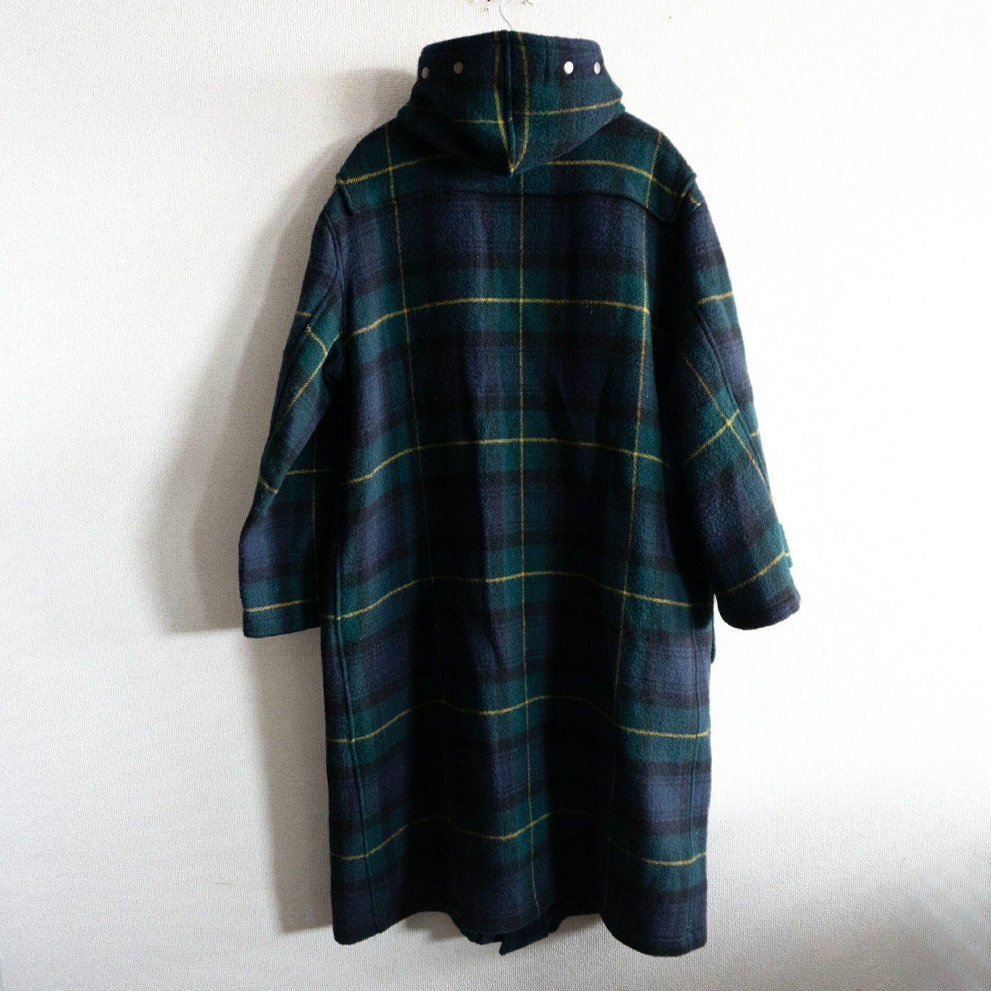 POLO RALPH LAUREN Plaid Duffle Coat Made in USA Size M